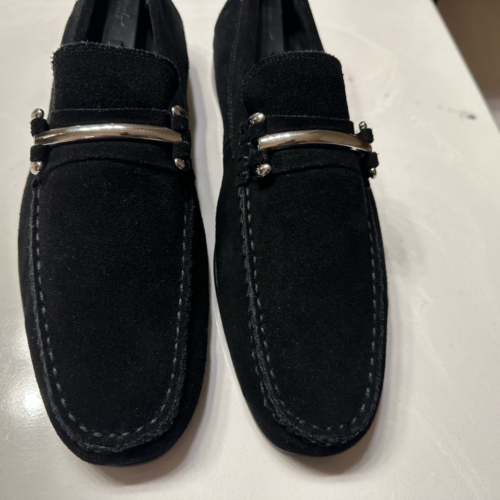 Stacy Adams Black Suede Shoes